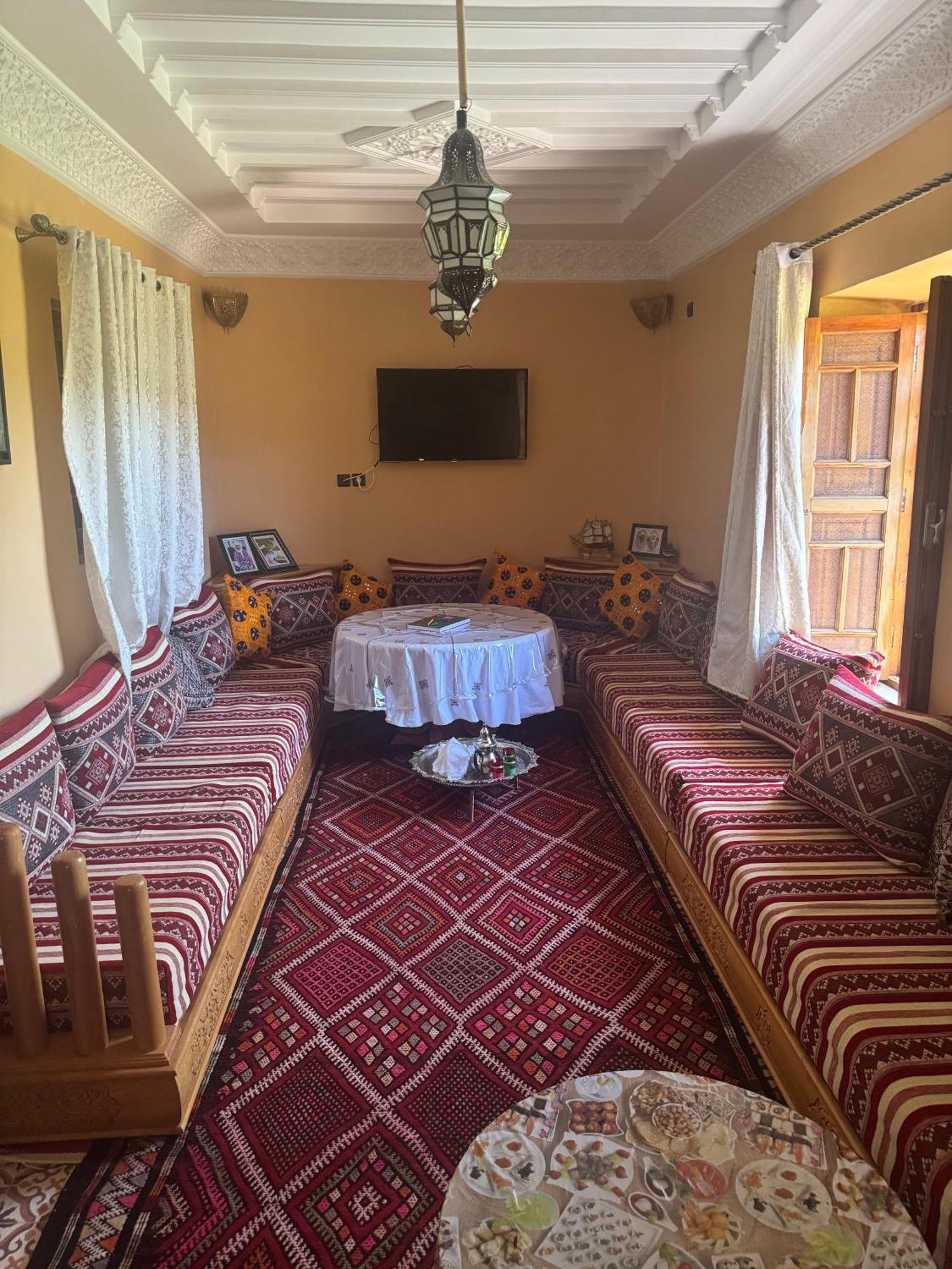 Gite Marbie Maison Rurale, Une Experience Naturelle Unique, Au Coeur Du Moyen Atlas, Maroc Kasba Tibouda Exteriér fotografie